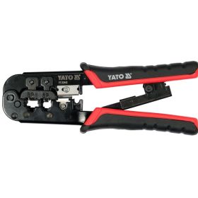   YATO krimpelő fogó UTP hálózati (RJ45) és telefon (RJ11) csatlakozókhoz
