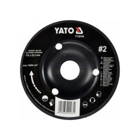 YATO 115x22,2mm ráspoly korong közepes
