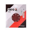 YATO 180 mm / P80 3db tépőzáras fíbertárcsa