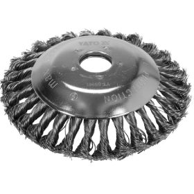   YATO 150 x 25,4 mm döntött sodrott körkefe fűkaszához, fűszegélyvágóhoz