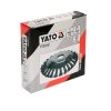 YATO 150 x 25,4 mm döntött sodrott körkefe fűkaszához, fűszegélyvágóhoz